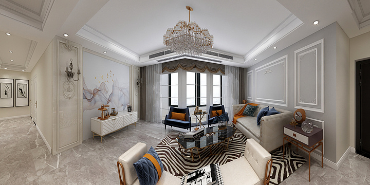 襄阳市天立装饰建筑工程有限公-骧龙国际徐阿姨-装修设计方案