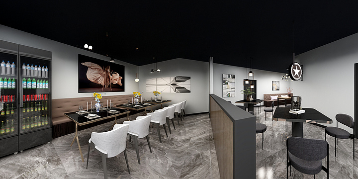 锦上山海-餐厅-装修设计方案