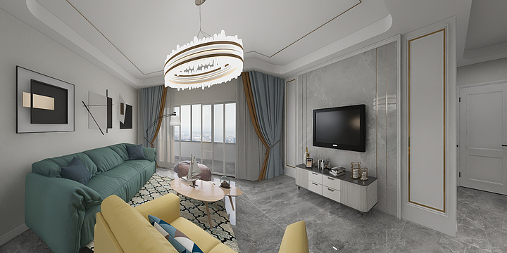 全屋整装设计_廖-公园一号5#405-装修设计方案