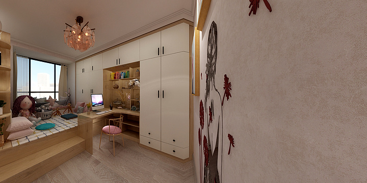 蔡丽琴Q-滨湖家园13-1101榻榻米多功能房-装修设计方案