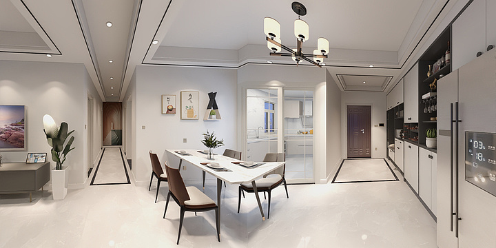 易木居士-尚含绿城3-702-装修设计方案