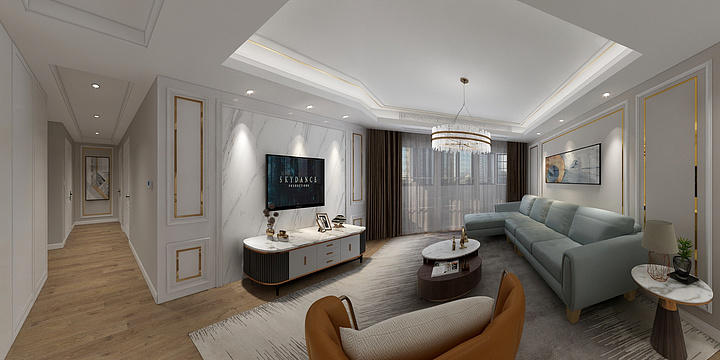 设计师居玲Jolin-[南丰花园]现代轻奢四居室-装修设计方案