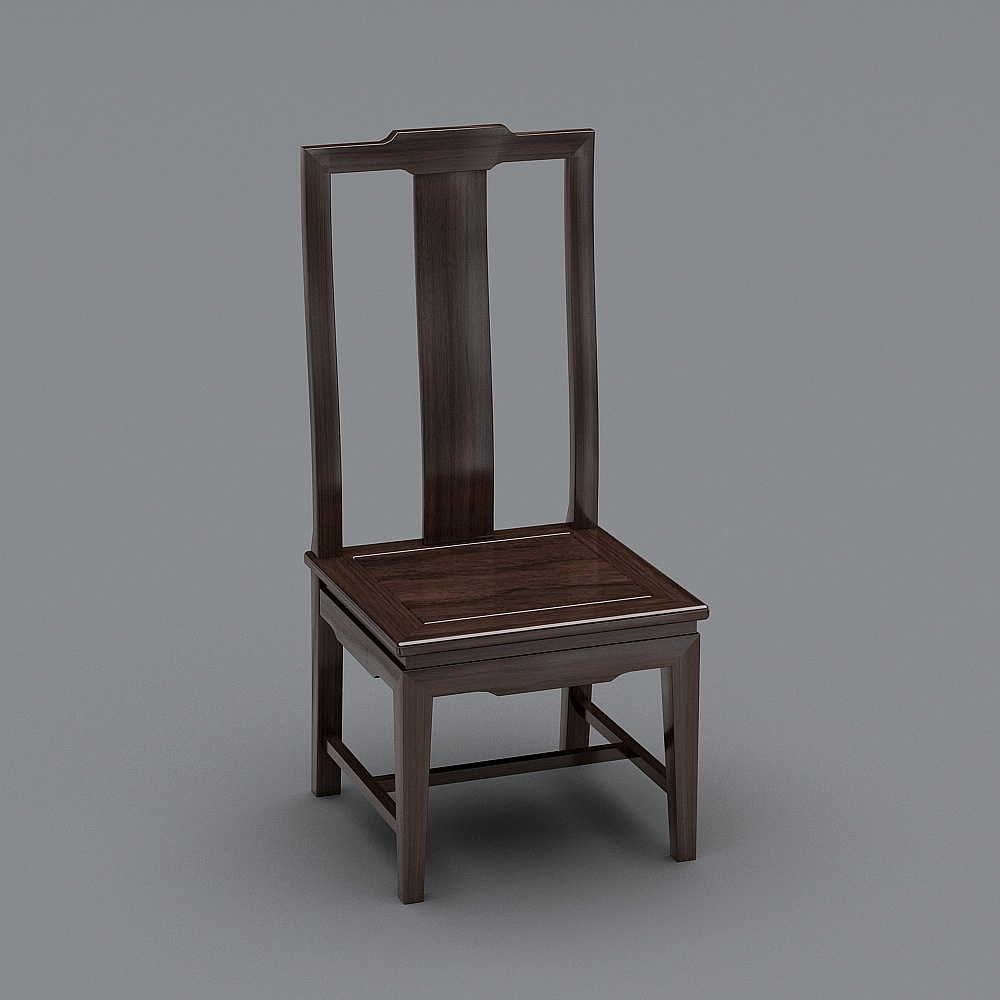 明雅餐椅3D模型