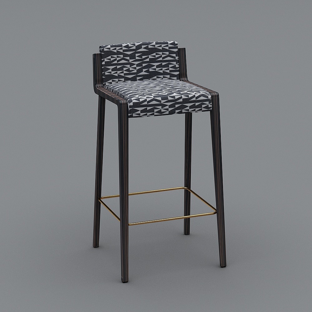 23P002吧椅3D模型