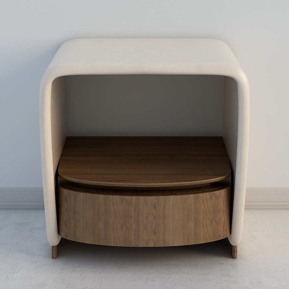 珂图雅居-意式现代-KT-FB-1022-床头柜3D模型