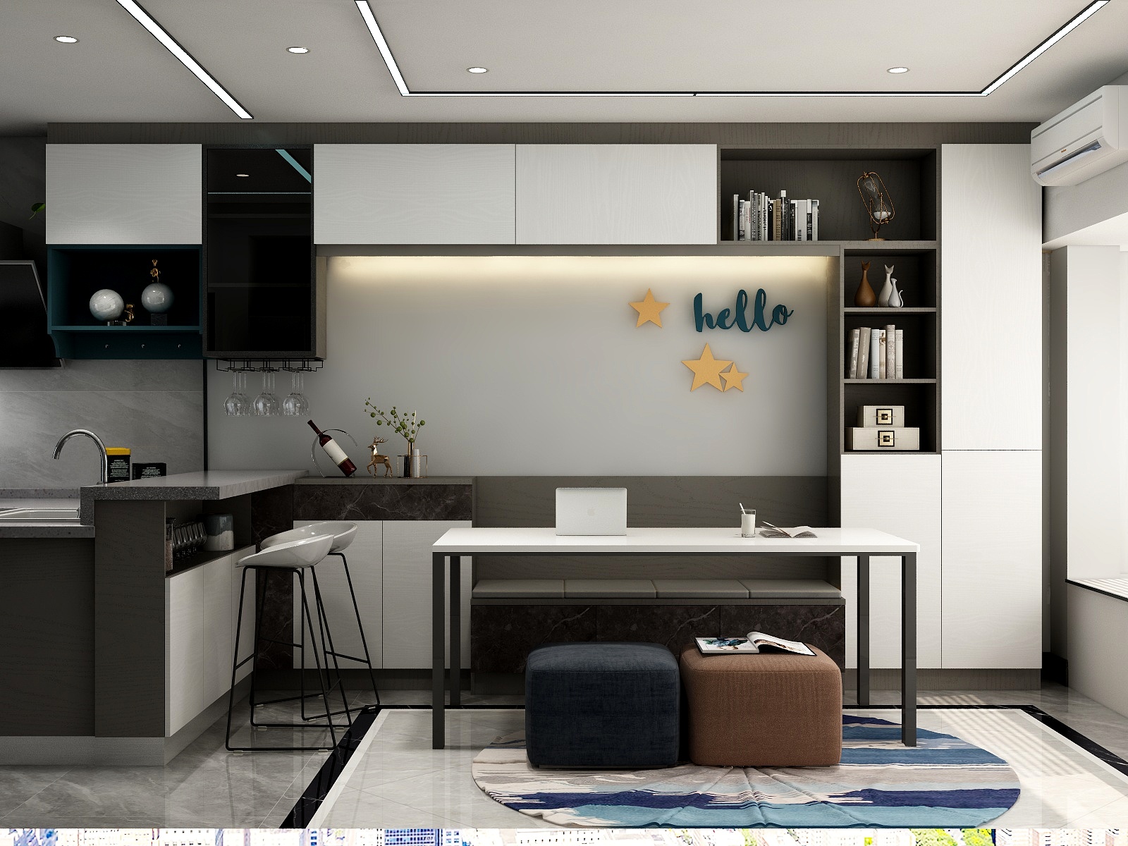 Designer_阿俊-汇锦公寓-装修设计方案