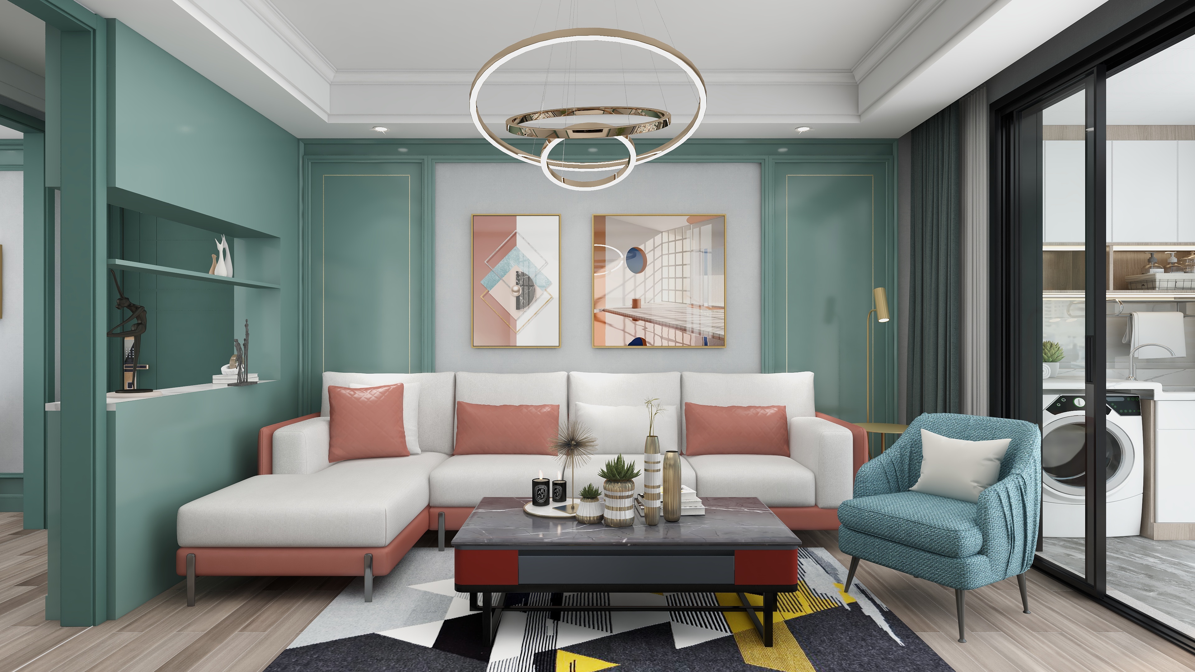 河北省-石家庄市-李少飞-瑞城装修效果图