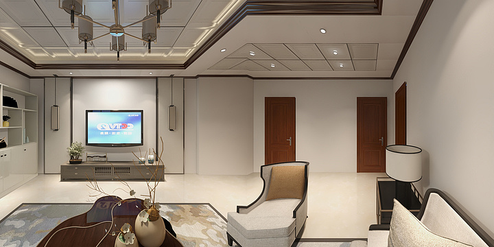 杭州临安法狮龙吊顶-东山【丁女士】客厅-装修设计方案