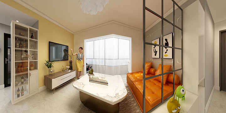 宅空间装饰-瑞和明庭16号-简约风-装修设计方案