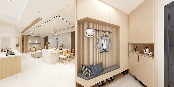 铭硕设计骆斌-大发杨女士日式-装修设计方案