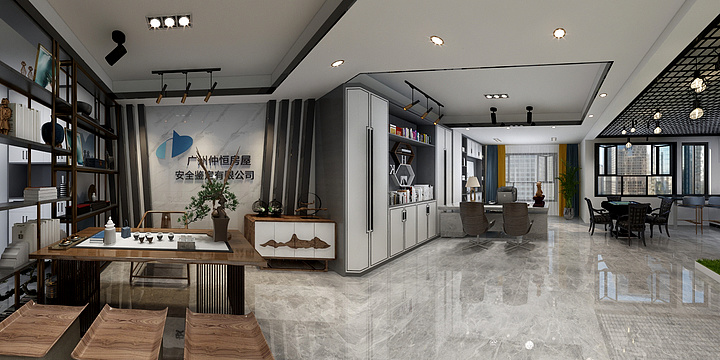 眉眼厌倦-缤纷广场办公楼熊哥-装修设计方案