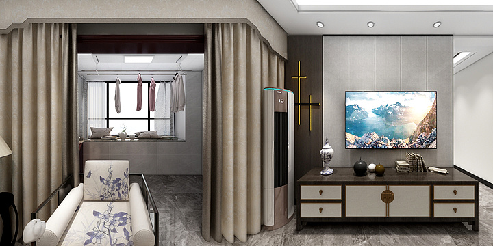 Tony_张-中式办公室-装修设计方案