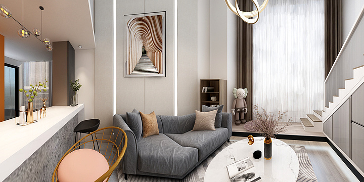 泡芙不服-长泰国际公寓-副本-副本-装修设计方案