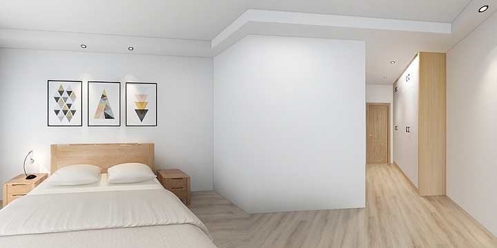 缥缈丶鎏-国泰食品厂宿舍楼单人间1-装修设计方案