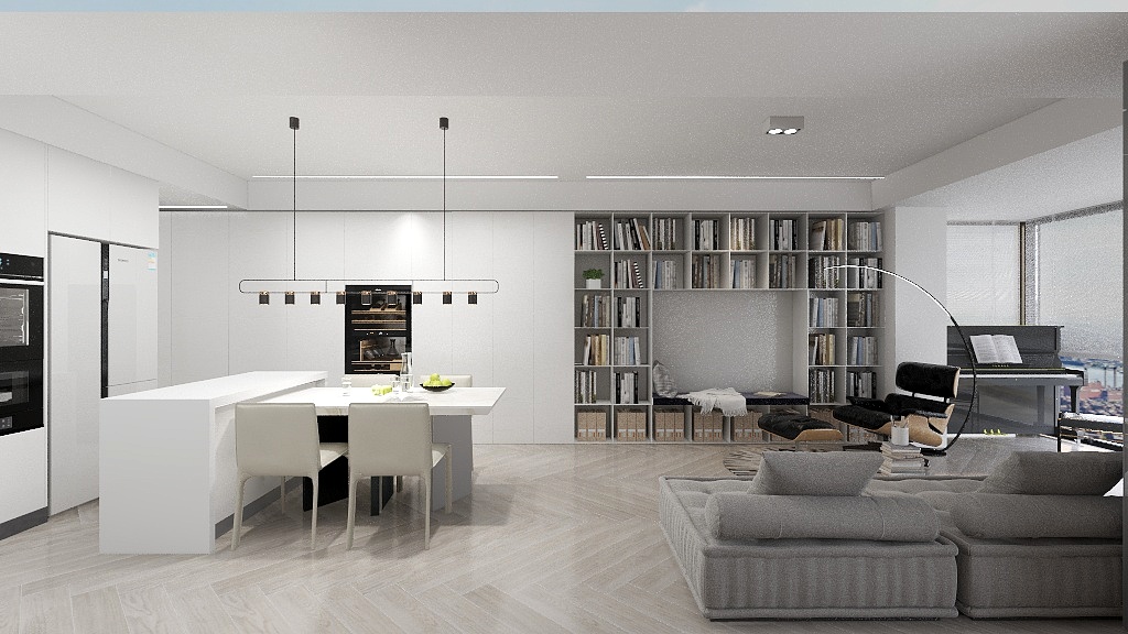 wen诗岚-客餐厅-装修设计方案