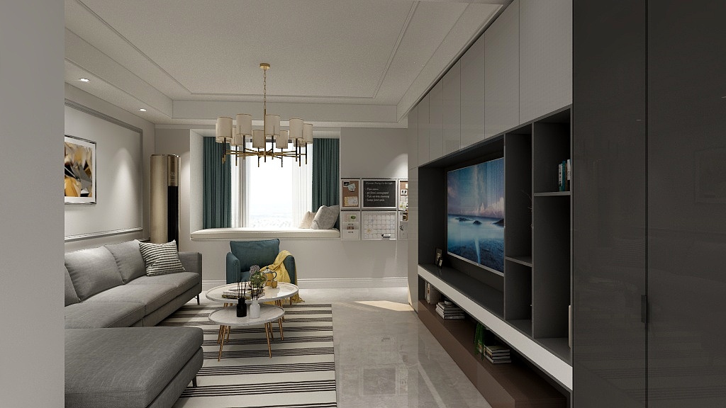 设计师阿伟-园区建屋 星湖客75栋302室-装修设计方案