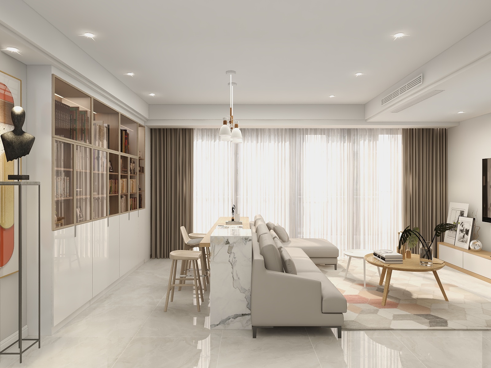 淡永明-华润琨瑜府极简北欧风-装修设计方案