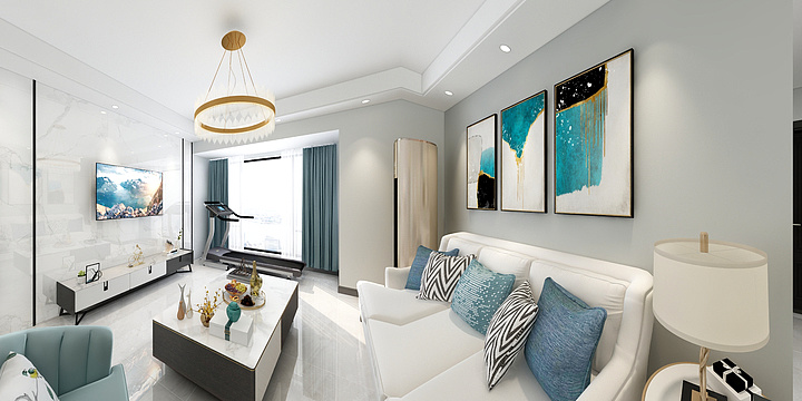 SJYm-白马汇悦台蒙建平雅居-装修设计方案