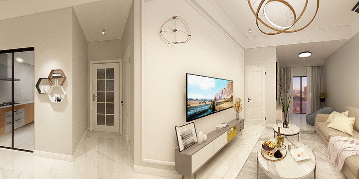 昌浩林设计作品-曼哈顿城-装修设计方案