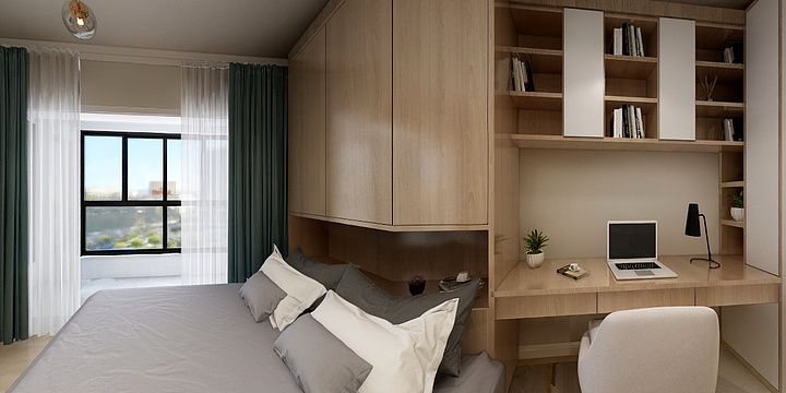 异色空间-亚太绿博花园-装修设计方案