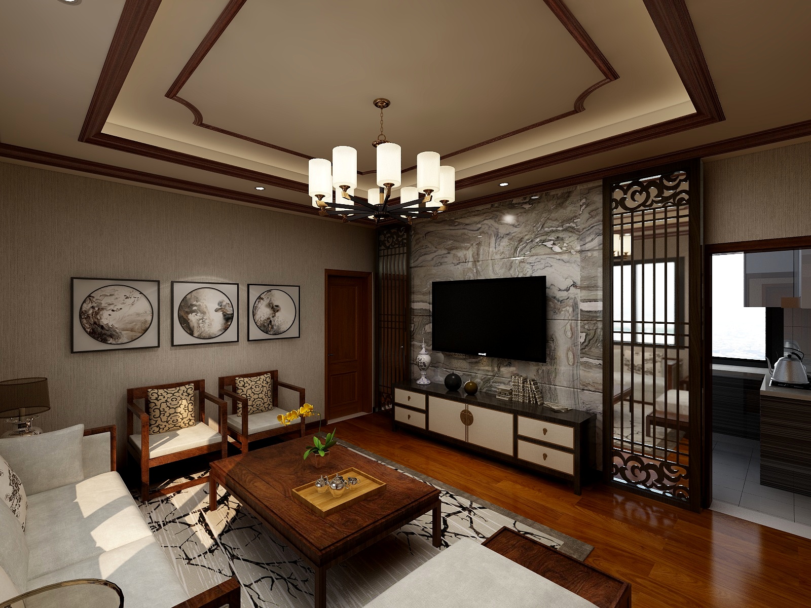 浩辉装饰公司-未命名户型图-装修设计方案