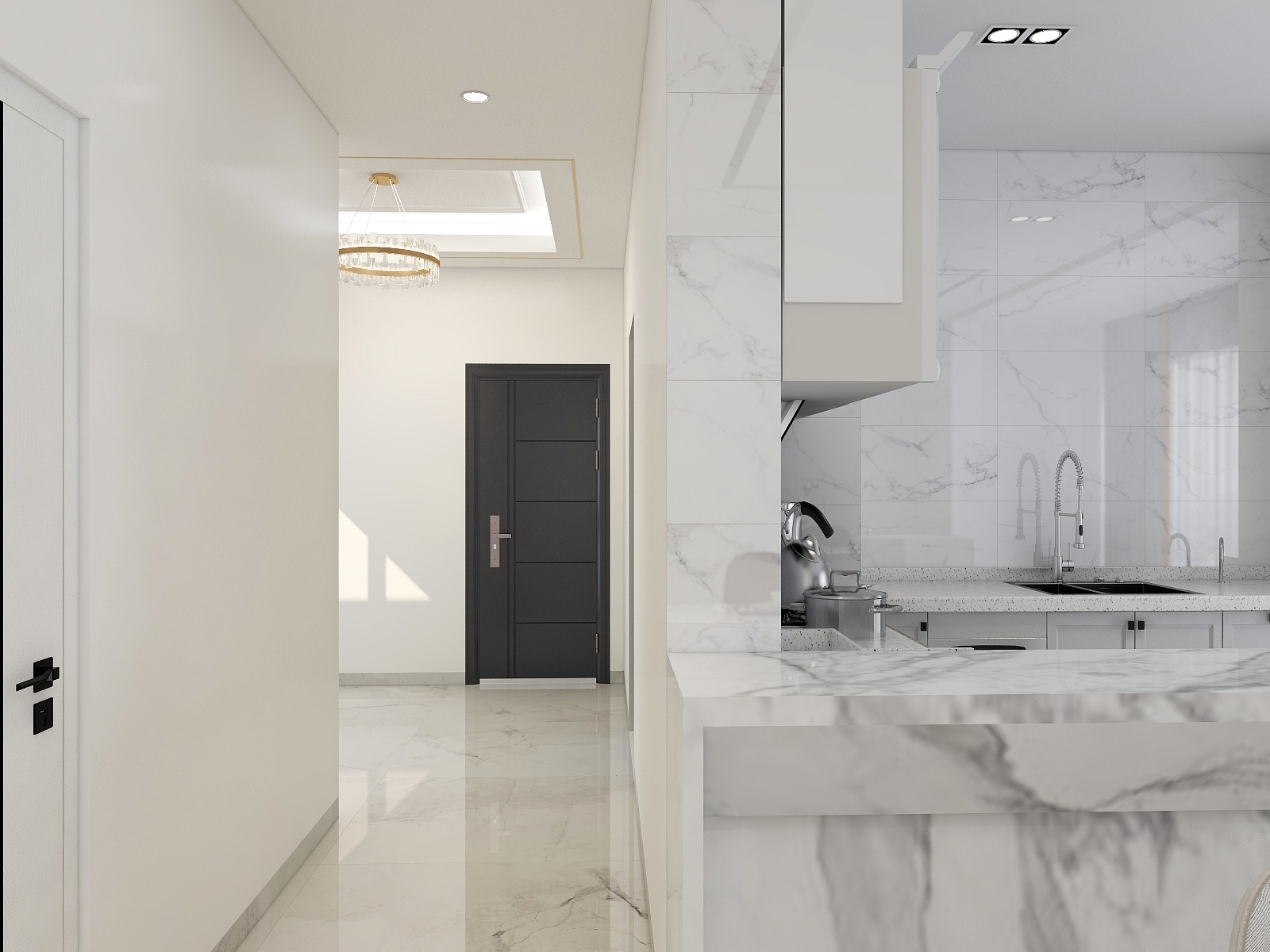 JinHuaY-胜源香山居4栋04户型现代简约效果-装修设计方案