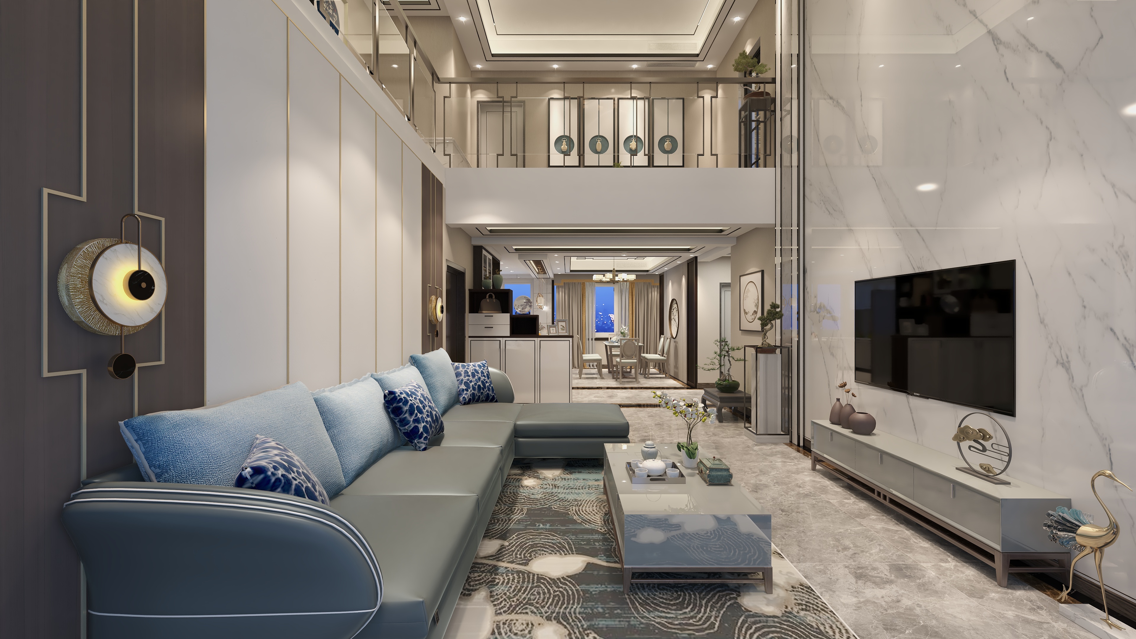 绵阳设计-新中式装修效果图