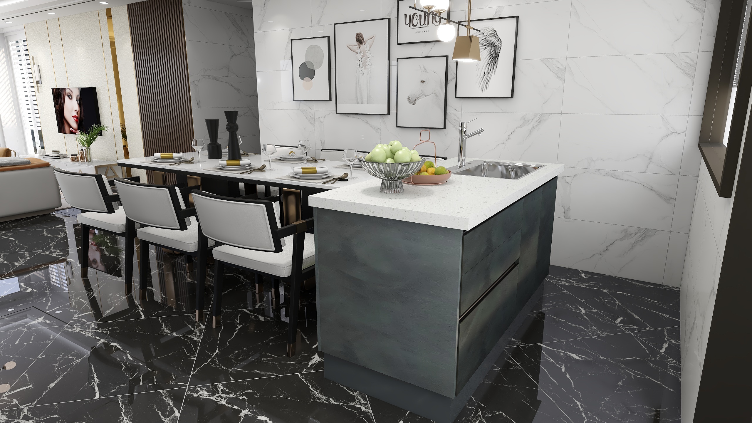 全屋定制一何茂林-汇龙时代9-3104-装修设计方案