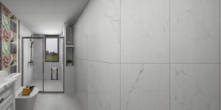 赣州市章贡区马可波罗瓷砖-主卫-装修设计方案