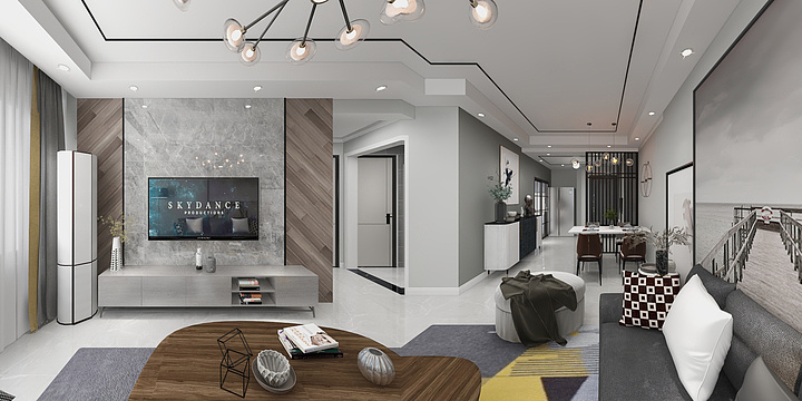 smile墨-星河阳光4-1-2601顶跃-装修设计方案