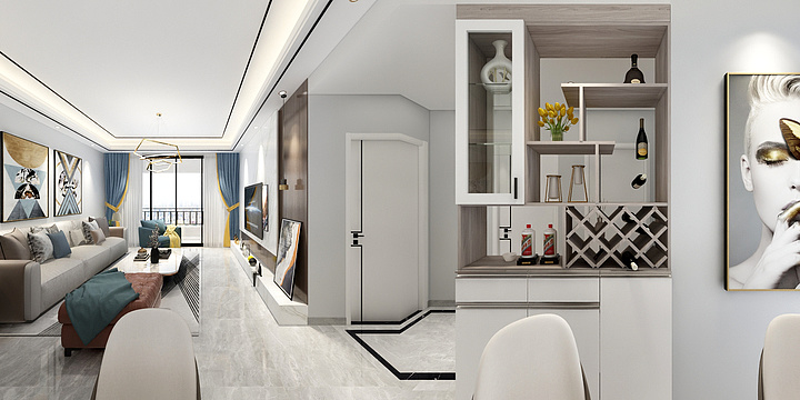 室内装饰设计V-桃园国际-装修设计方案