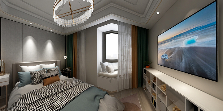 屠_强-郭总新居效果图集-装修设计方案