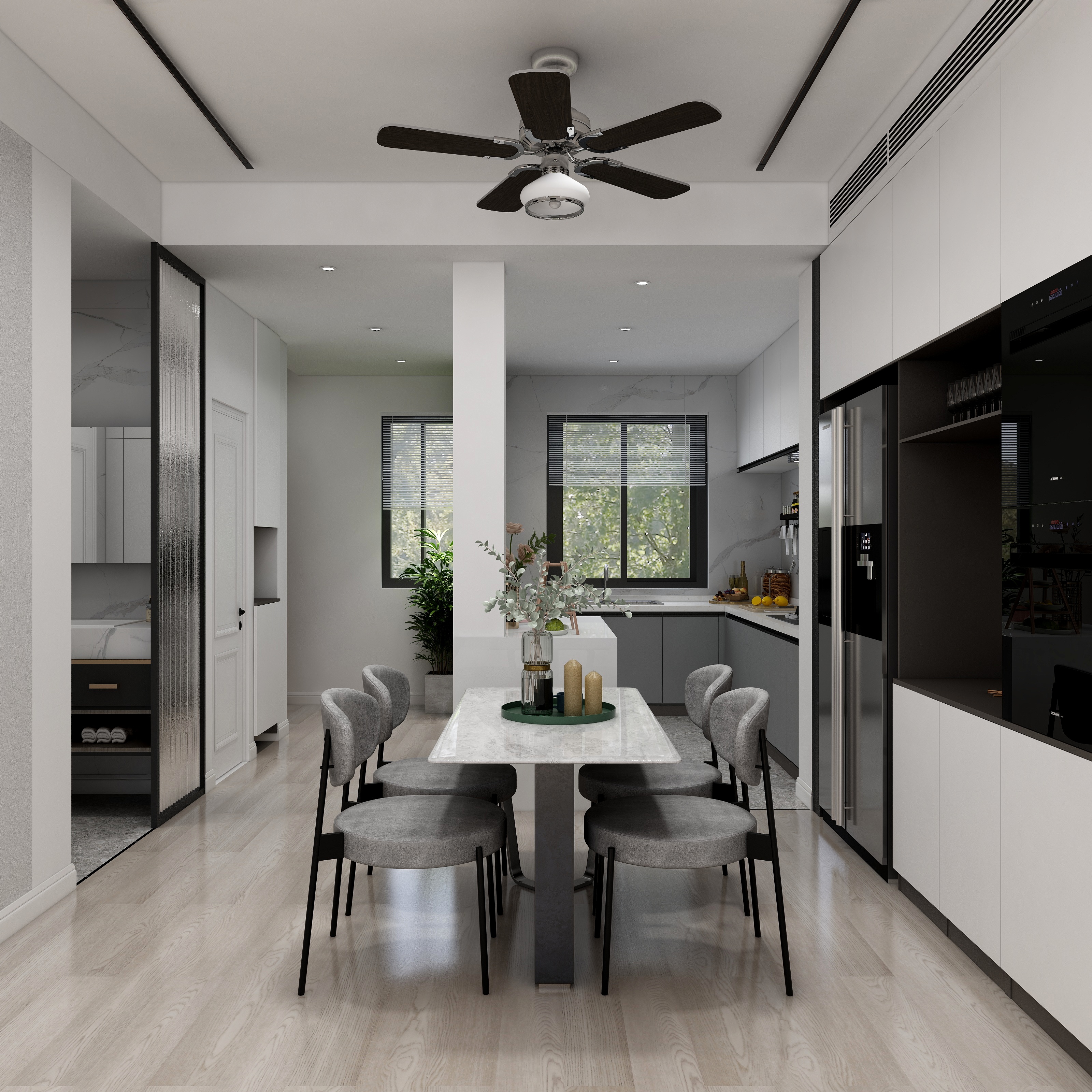 设计许召君-彭宅效果图-稿二-副本-副本-装修设计方案