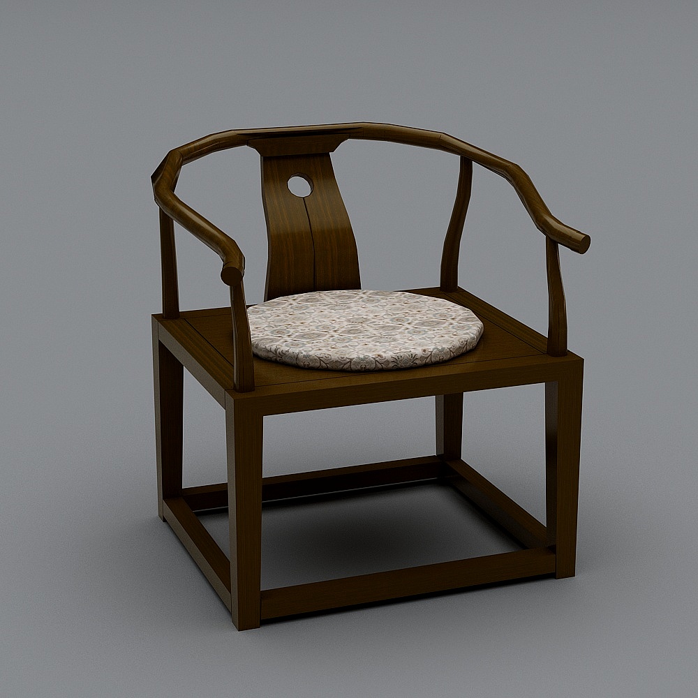围椅3D模型