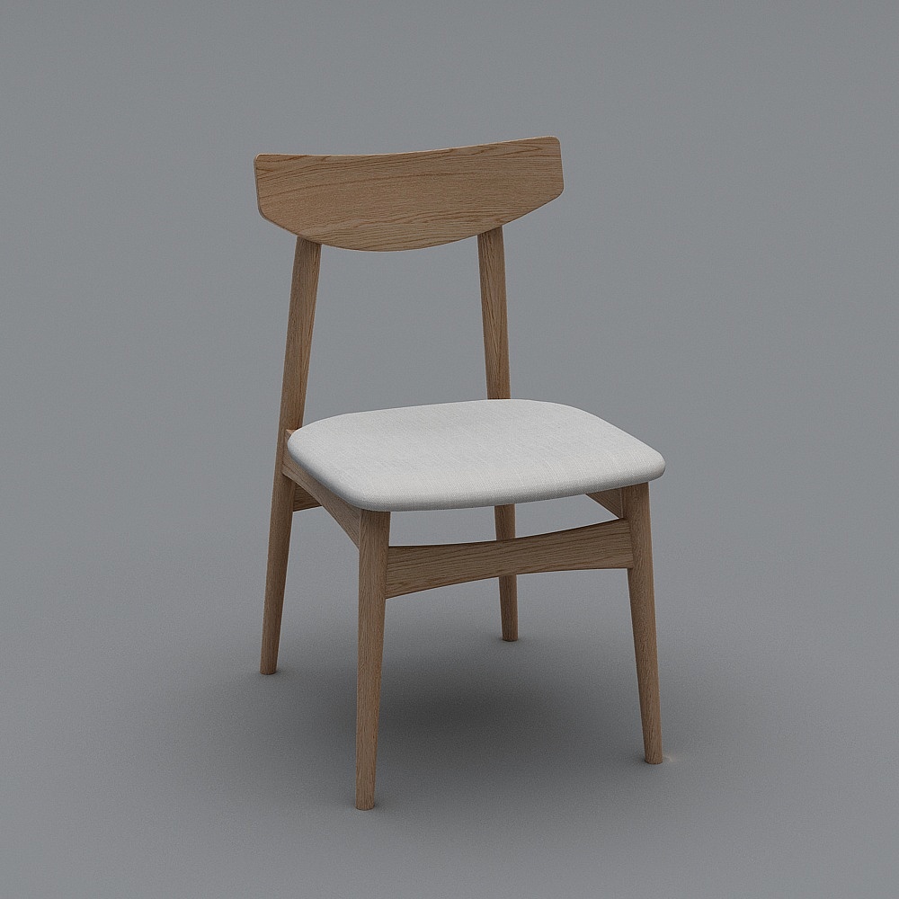 北欧餐椅023D模型