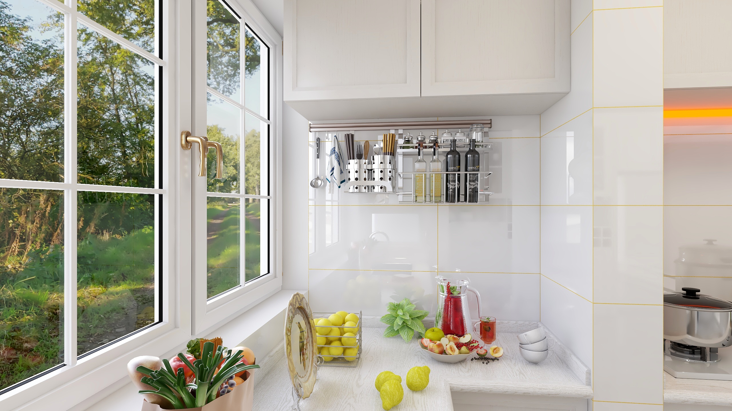 新手教程-富人区——轻奢华丽套房设计装修效果图