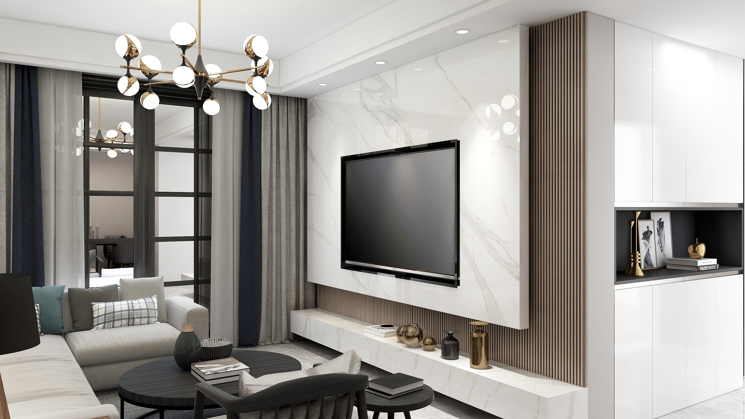 笑一个笑笑-星悦城96方-装修设计方案