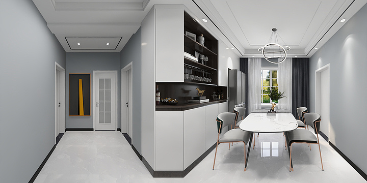 墨染尘沙-鼎盛国际-装修设计方案