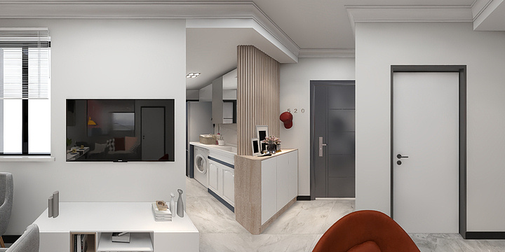 何以承诺-长青路937弄室内全景（调整）-装修设计方案