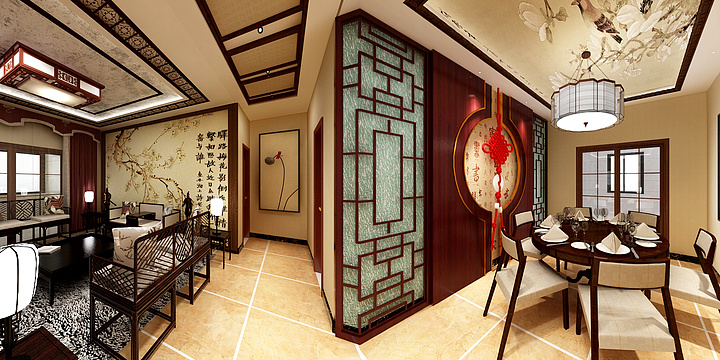 云天设计工作室-中式109-装修设计方案