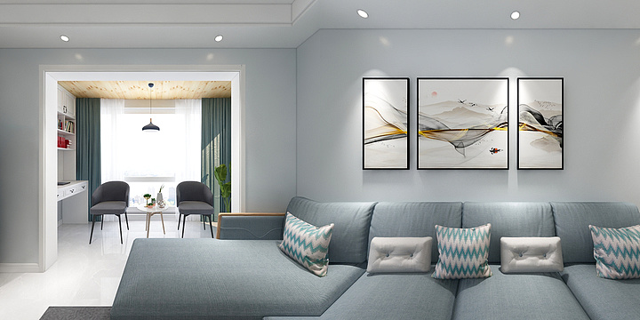 笔画装饰-海伦国际杨先生雅居-装修设计方案