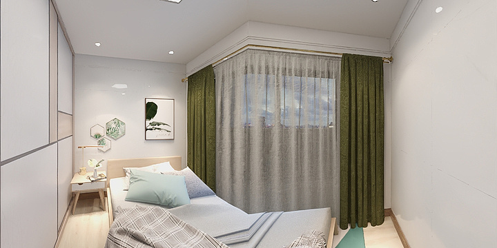 兔子不吃肉丶-尚品艺墅B户型121平米软装-装修设计方案