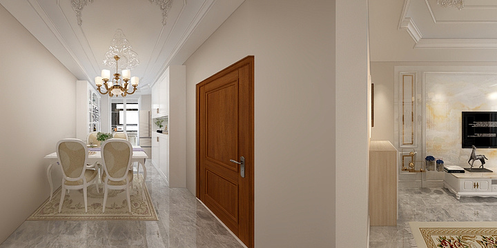 段爱英全案设计-晨泰丽苑-90西-现代-装修设计方案