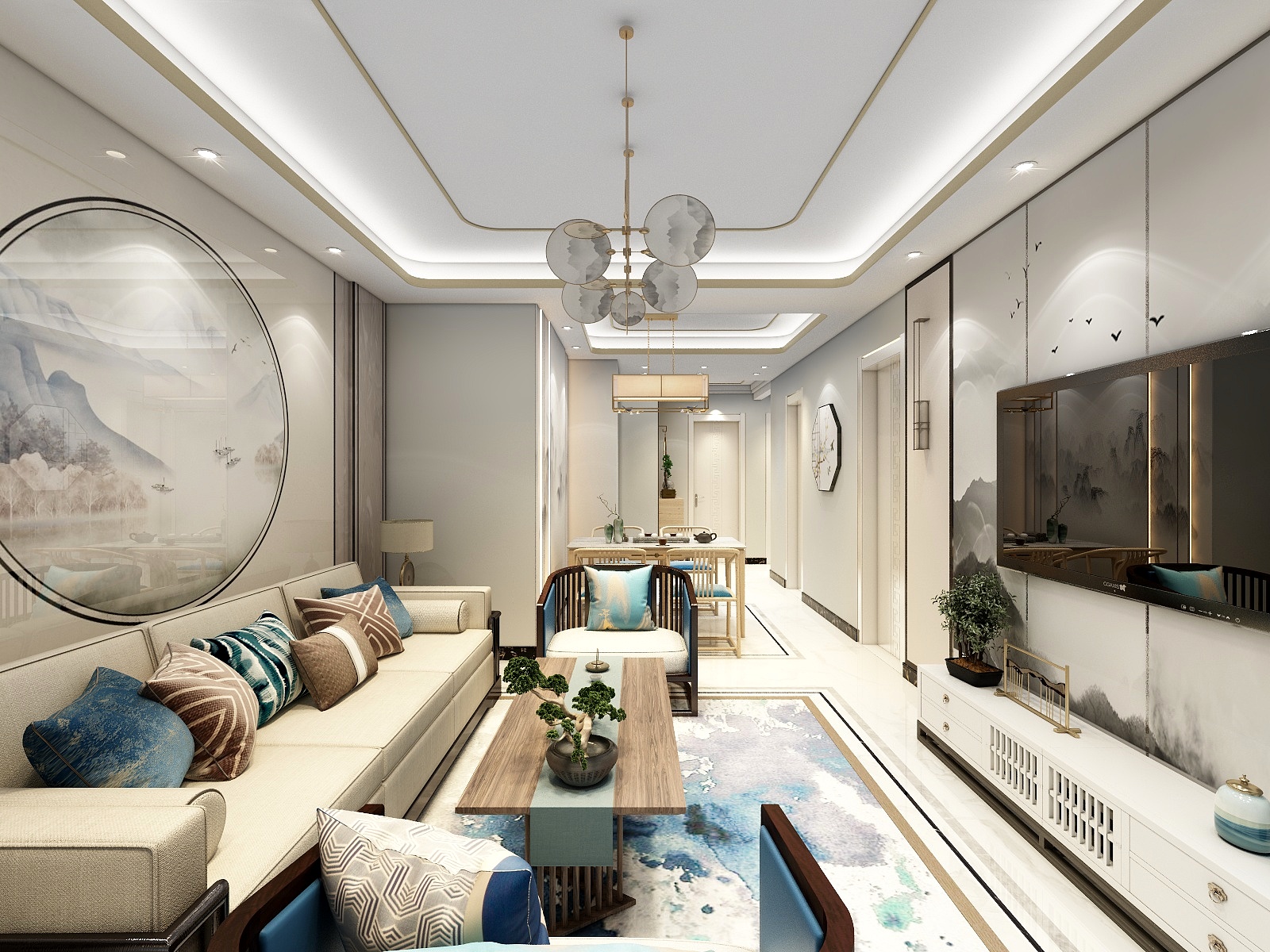 -新中式装修效果图