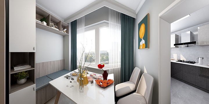 张旭-欣旺南苑效果-装修设计方案