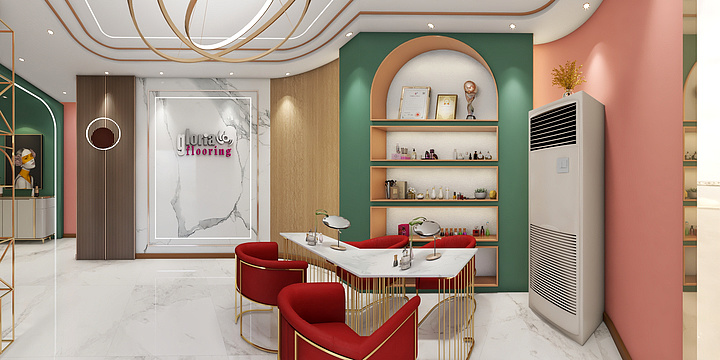 夏青-色彩美容-装修设计方案