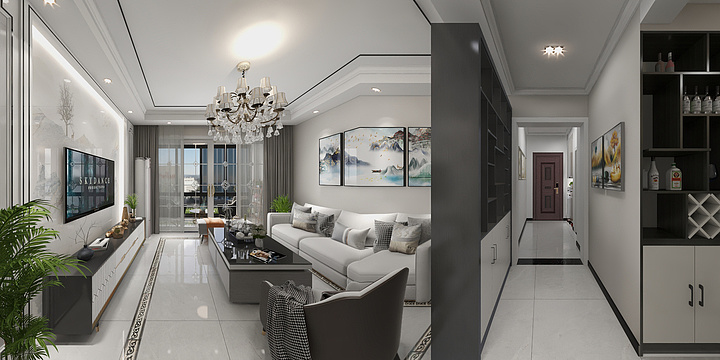 尹国菲-大华---张先生吉宅-装修设计方案