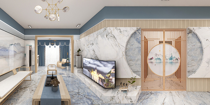 黑眼圈全案设计-一品郡.dwg222-装修设计方案