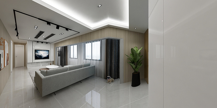 Echo的小跟班-瑞和园89.50㎡B户型3室2厅1卫-装修设计方案