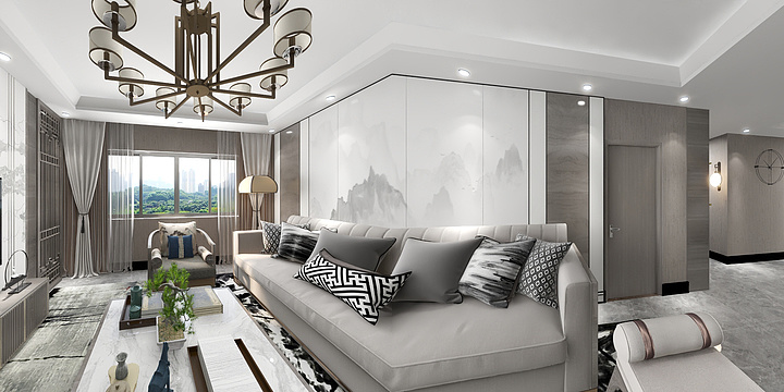 Sandy_F-金地悦风华130平-装修设计方案